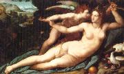 unknow artist Venus and Cupid oil painting reproduction